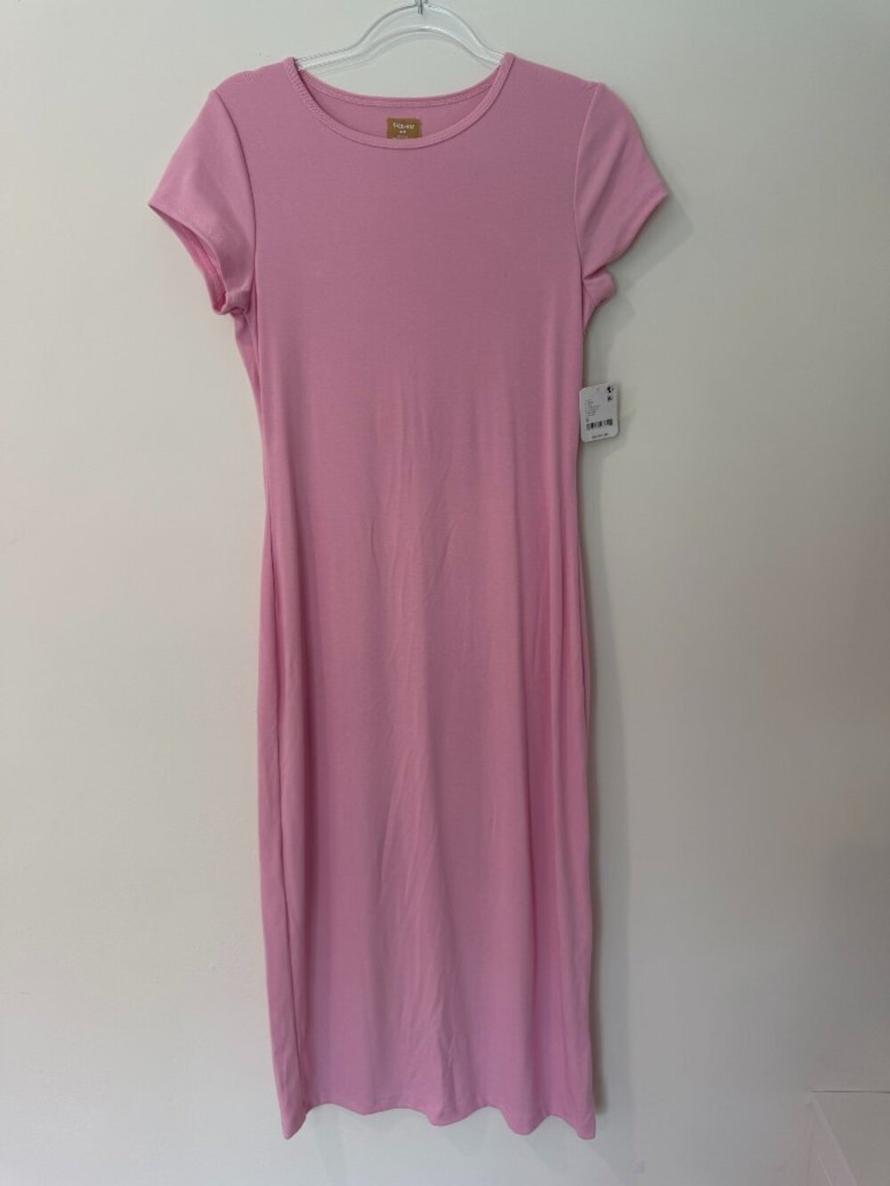 FREE PEOPLE Slim Midi Dress sz M Candy Lilac NWT